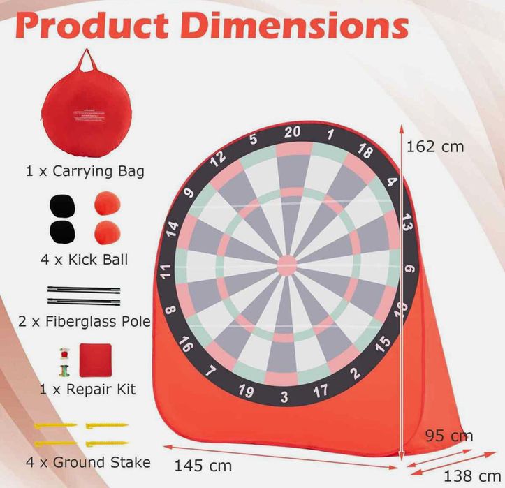 Подвижна занимателна игра за деца COSTWAY