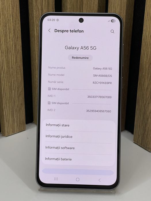 Samsung A56 128Gb 8Gb ram Garantie / Factura #60176