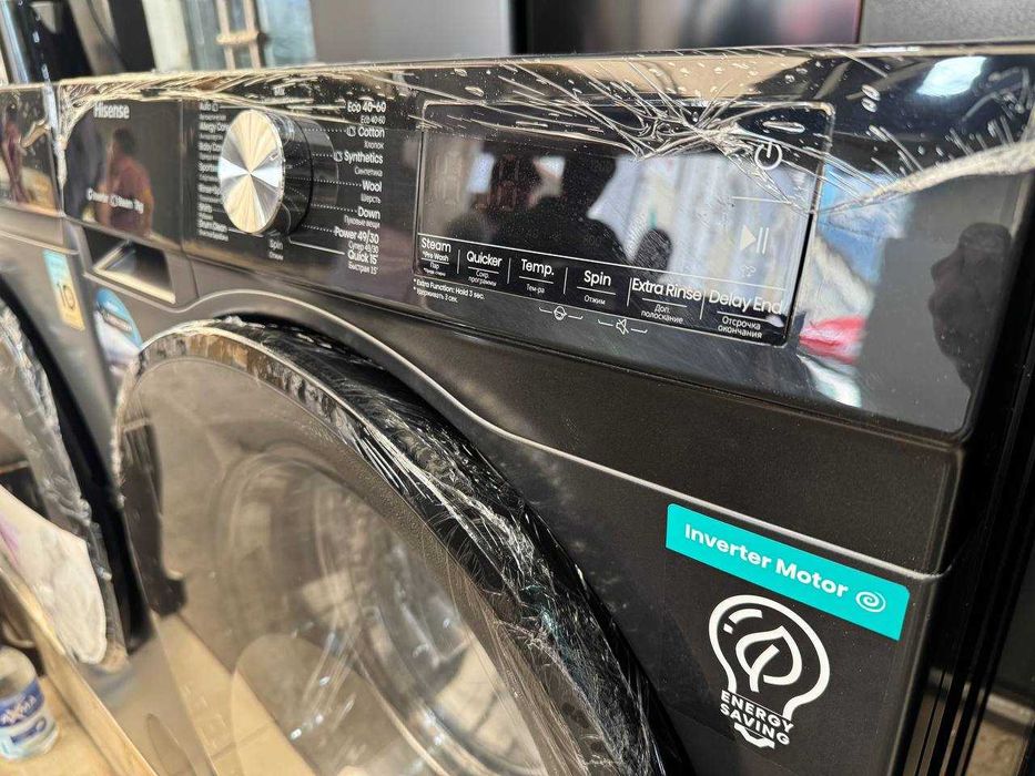 Стиральная машина Hisense 7 кг WF3S7021BB Inverter  Steam Wi-Fi