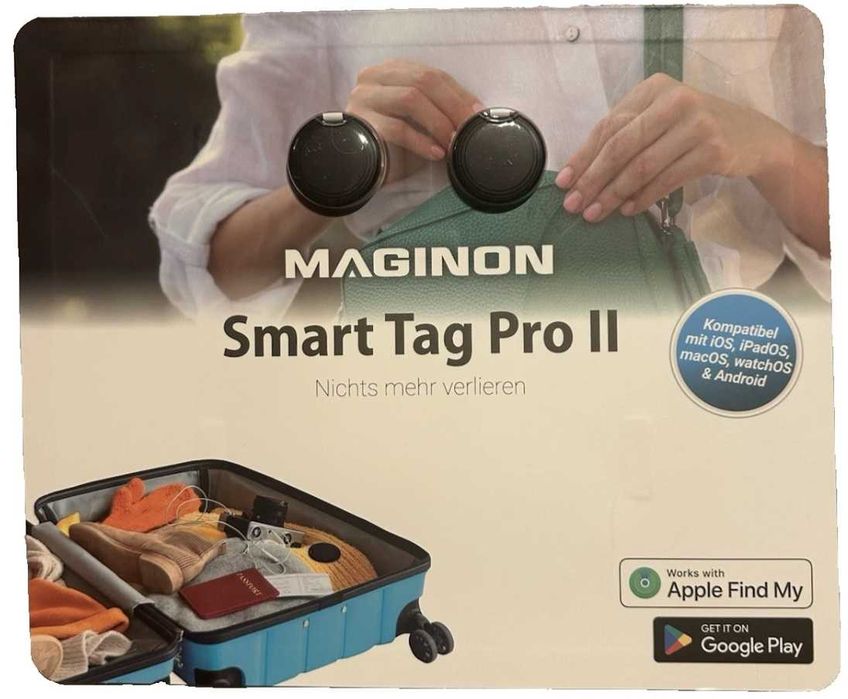 Dispozitiv Inteligent de Localizare Dublu Smart Tag Pro MAGINON animale companie, masina , bagaze etc