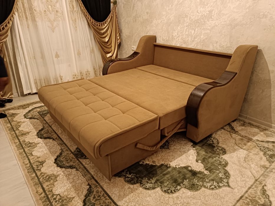 Раскладной диван и кресло на заказ