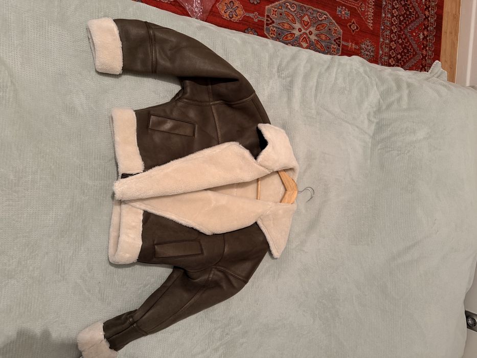 Дубленка укороченная