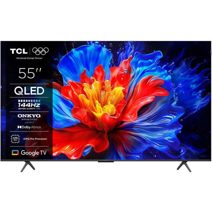 Televizor TCL QLED 55P8K 139 cm Smart Google TV 4K Ultra HD 144Hz 2025