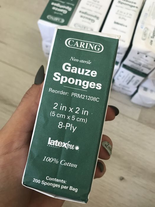 Bureți de tifon pentru pansarea rănilor