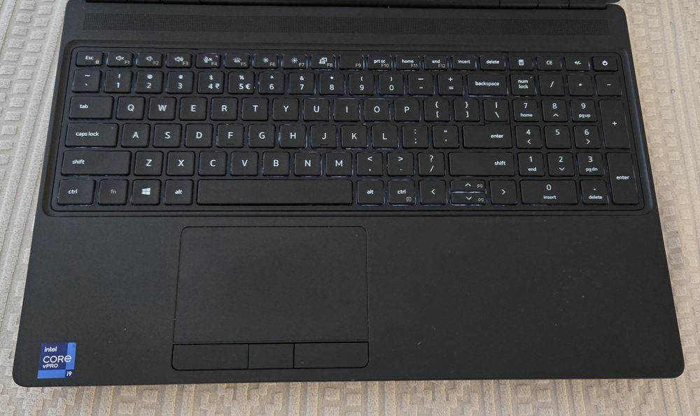 Laptop Dell Precision 7560 I9 11950H 64GB RAM SSD 1TB Nvidia T1200 4GB