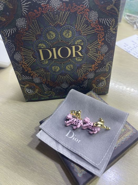 Серьги Dior оригинал бижутерия
