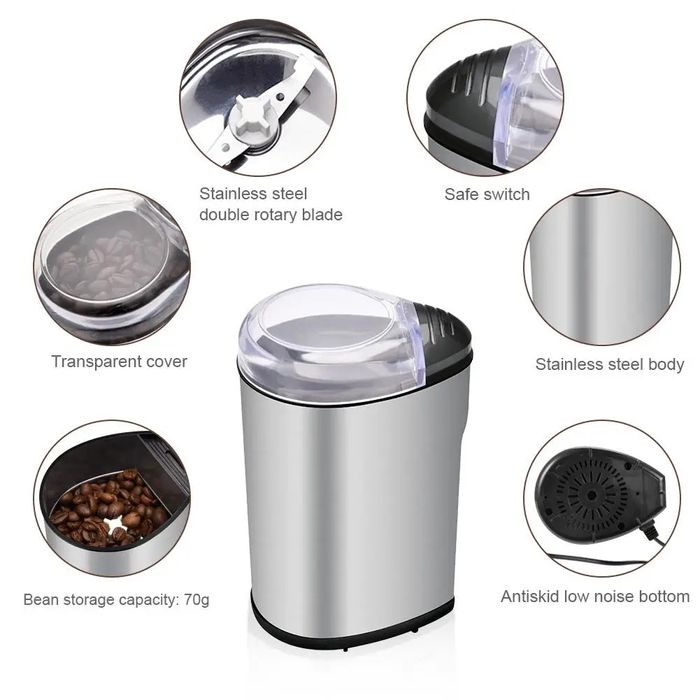 Кофемолка ARSHIA Удобство и качество