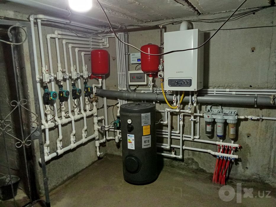 Теплый пол.Монтаж систем отопления водоснабжения всех видов.