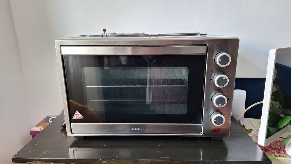 Cuptor electric ECG 20482, 48 L, rotisor, geam dublu, inox, 2000 W