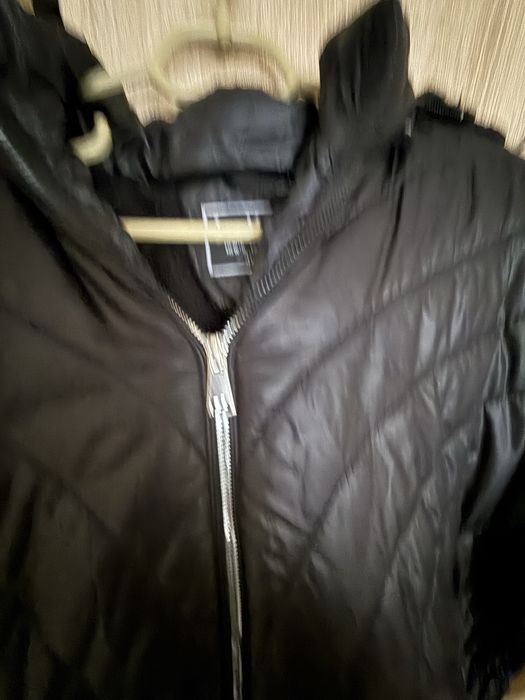 Дебело макси черно яке