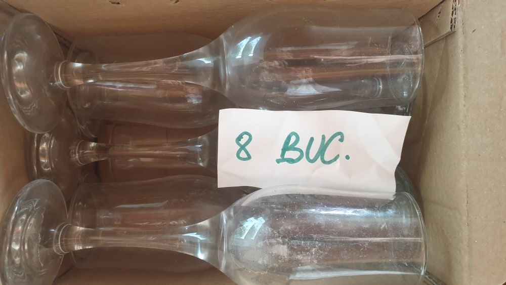 80 Pahare sticlă si cristal deosebite ,diferite utilizăr