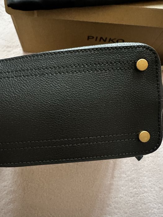 Оригинална чанта Pinko естествена кожа