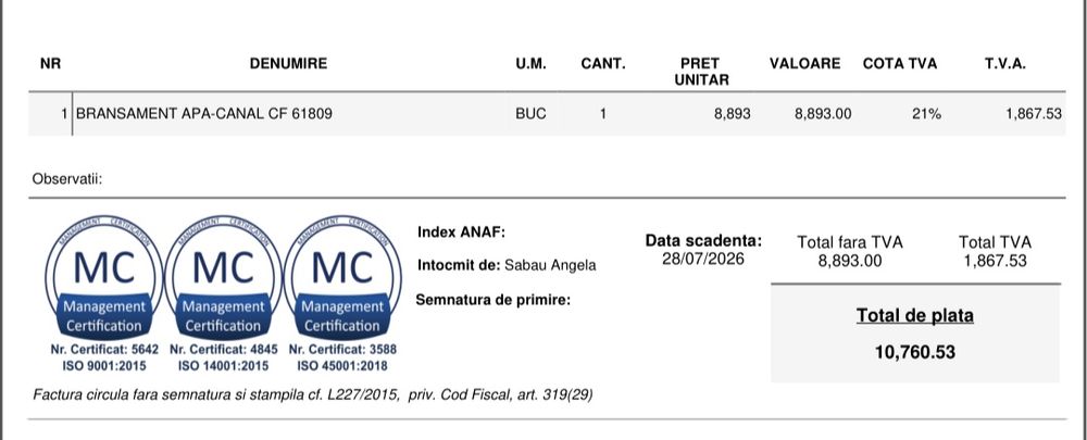 Teren intravilan de vânzare Sântandrei. Parcela ptr locuință