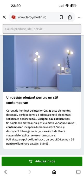 Lampa/Veioza Podea