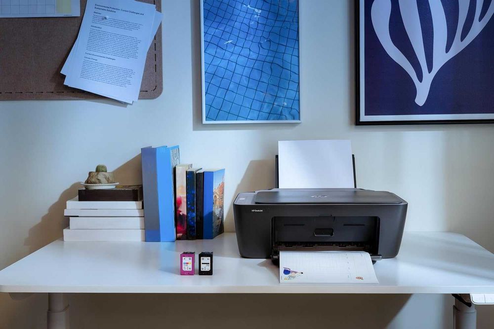 Многофункционален принтер HP DeskJet 2921 | Цветен | Безжичен