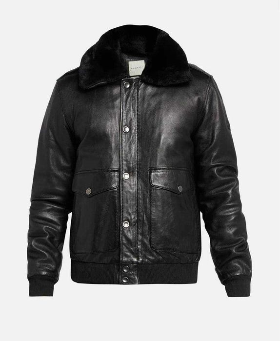 Bugatti мужская кожаная куртка РАЗМЕР 50,52,54