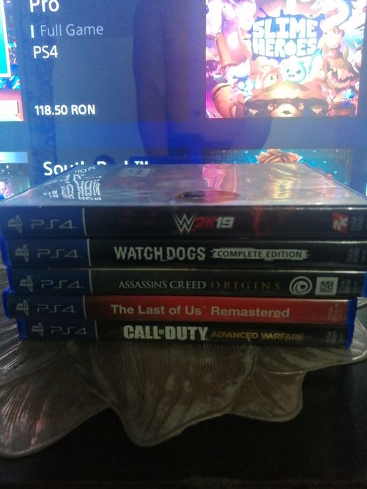 Vând/schimb jocuri playstation 4