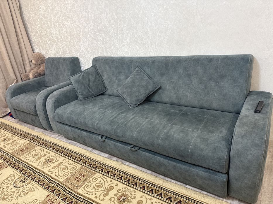 Продам диван+ кресло в хорошем состоянии