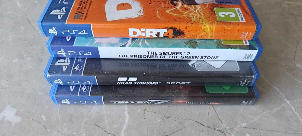 Jocuri PlayStation 4 Dirt Tekken Smurfs Gran Turismo