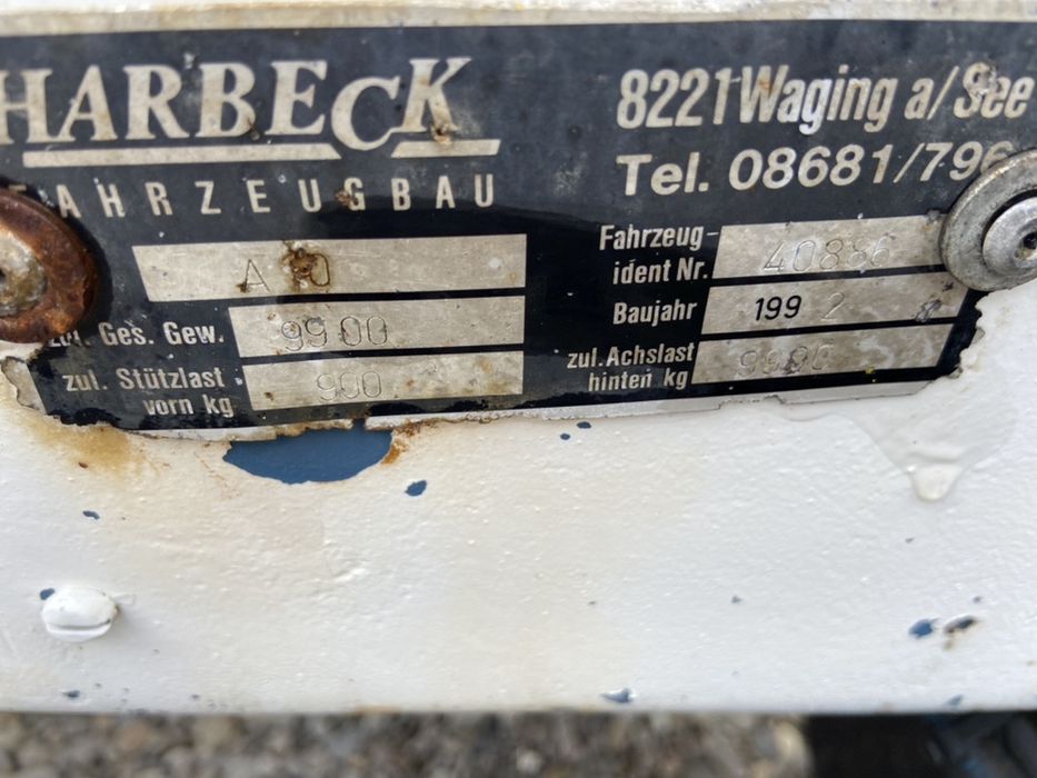 Trailer utilaje 10 tone