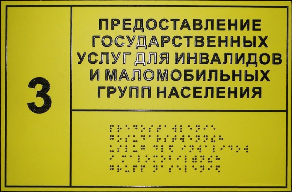 Тактильная плитка Пандус Шрифты Брайля