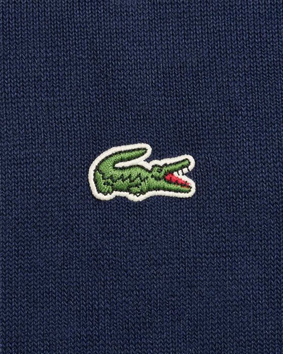 Pulover Lacoste din bumbac, bleumarin, Regular Fit, Mărimea M