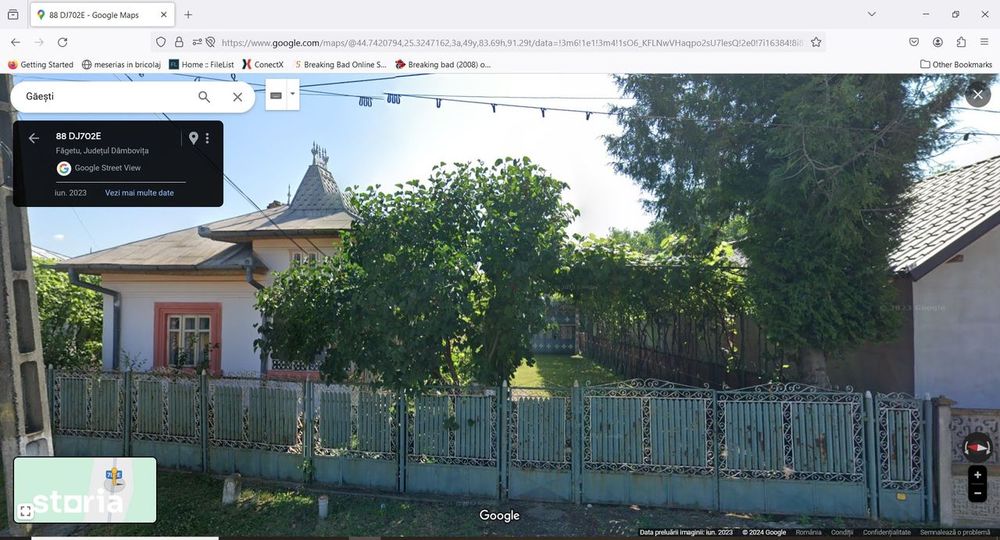 Casă de vânzare cu teren.