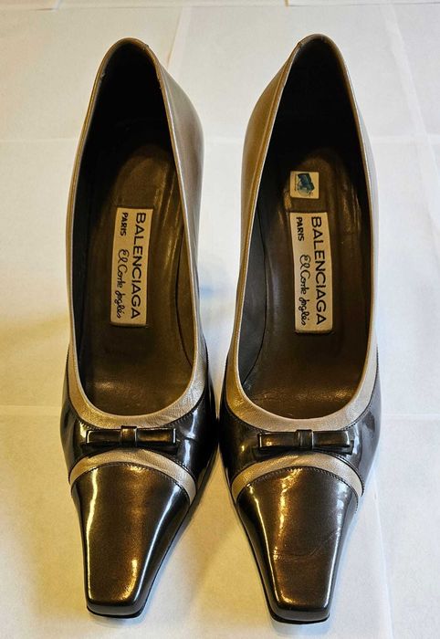 pantofi Balenciaga Paris Mărimea 38 Maro Tocuri piele autentica Spania