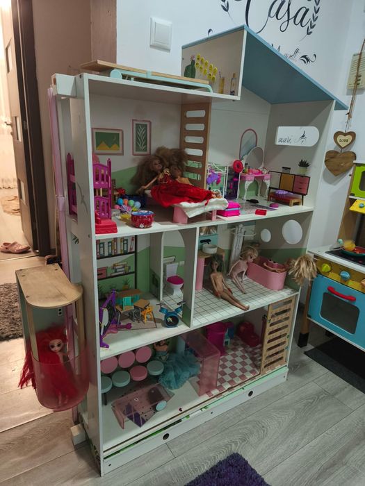 Casa de papusi xxl si bucatarie lidl