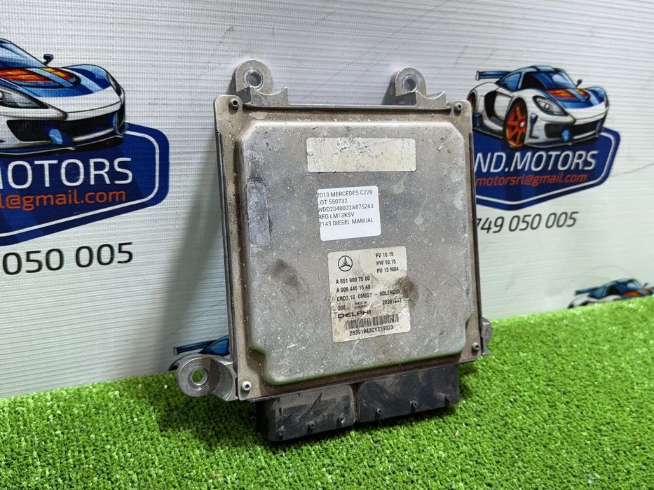 CALCULATOR MOTOR ECU MERCEDES BENZ CLASA C AMG SP C220 2.2 DIESEL 2013 COD OEM A6519007500 / A0064461540 / BERLINA 2007-2015