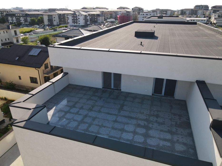 Apartament 3 camere  Dobroesti Cu terasa 50 mp- View superb