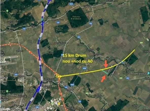 Teren de vanzare ! Aproape de BUCUREȘTI !!! Com. Petrachioaia,Ilfov