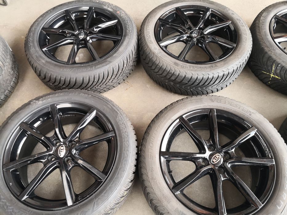 4х100 киа Хюндай 4x100 kia hyundai 17 цола джанти като нови с датчици tpms