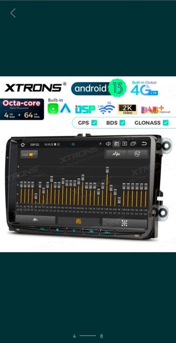 Navigatie VW Golf Passat Xtrons 4gb noua premium