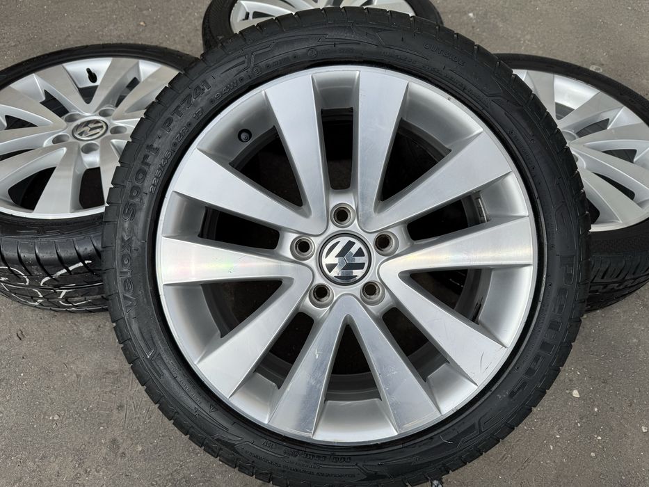 Jante aliaj originale vw pe 17 passat golf touran jetta  225 45 vara