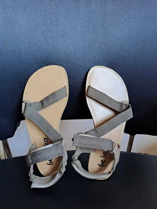 Нови боси сандали Be Lenka  Flexi olive green в маслинено зелено, размер 37