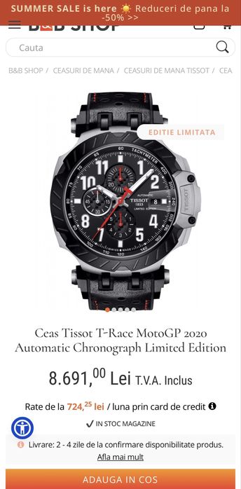 Ceas Tissot T-Race Moto GP Automatic