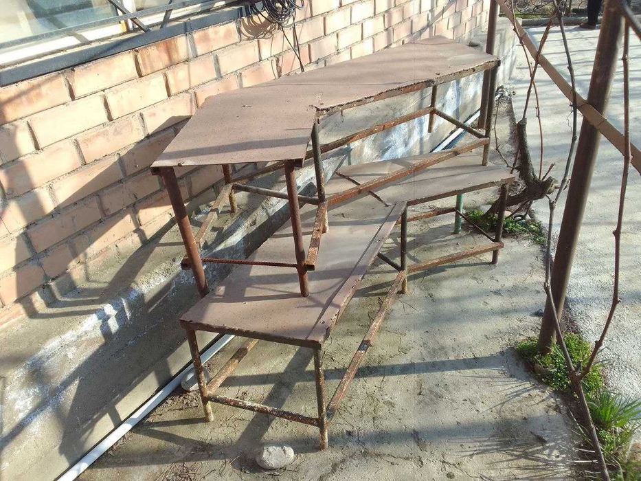 Стол стул металлический