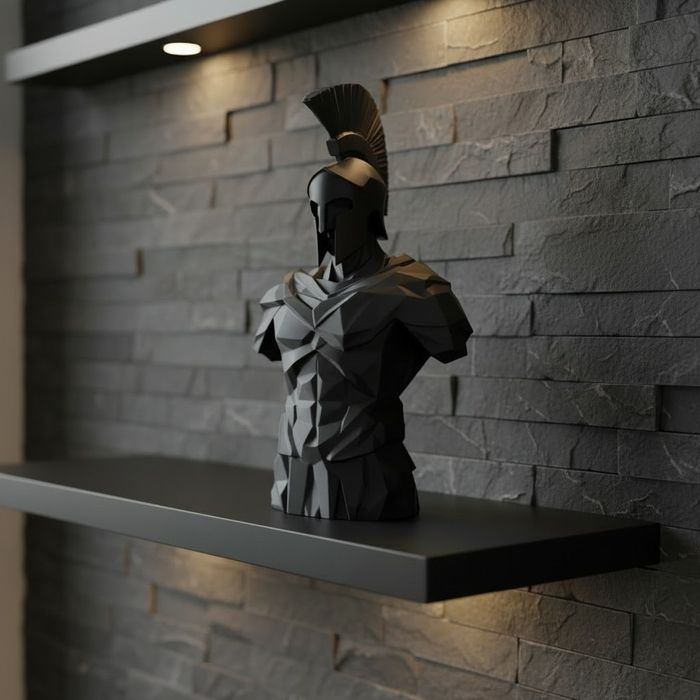 Статуетка Спартанец – модерна 3D фигура 17 см.