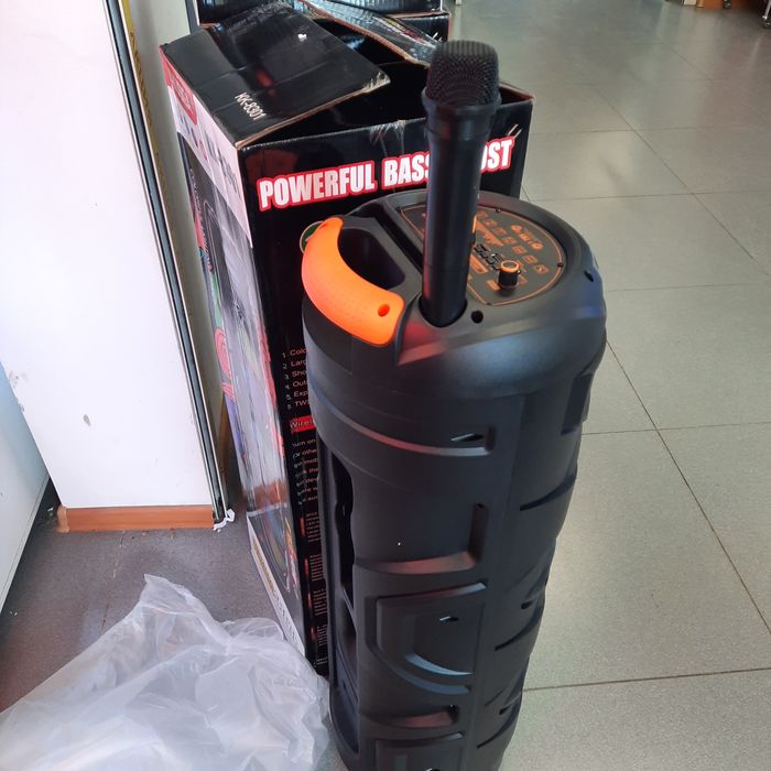 Караоке колонка микрофон