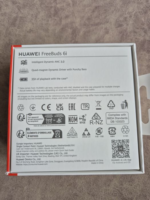 Безжични слушалки Huawei Free Buds 6i