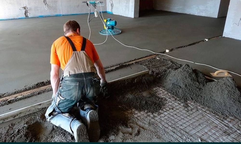 Полу сухая стяжка