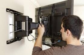 установка телевизора на стену