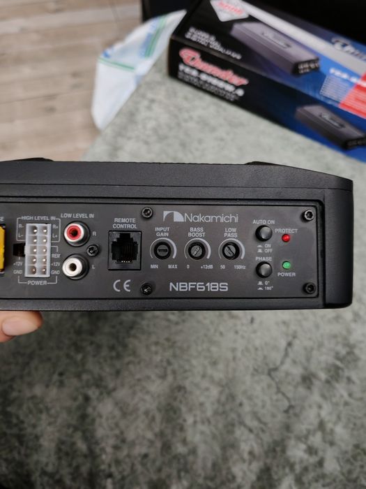 Усилвател Thunder TCA-D100W.4 + активен субуфер Nakamichi NBF618S – ко