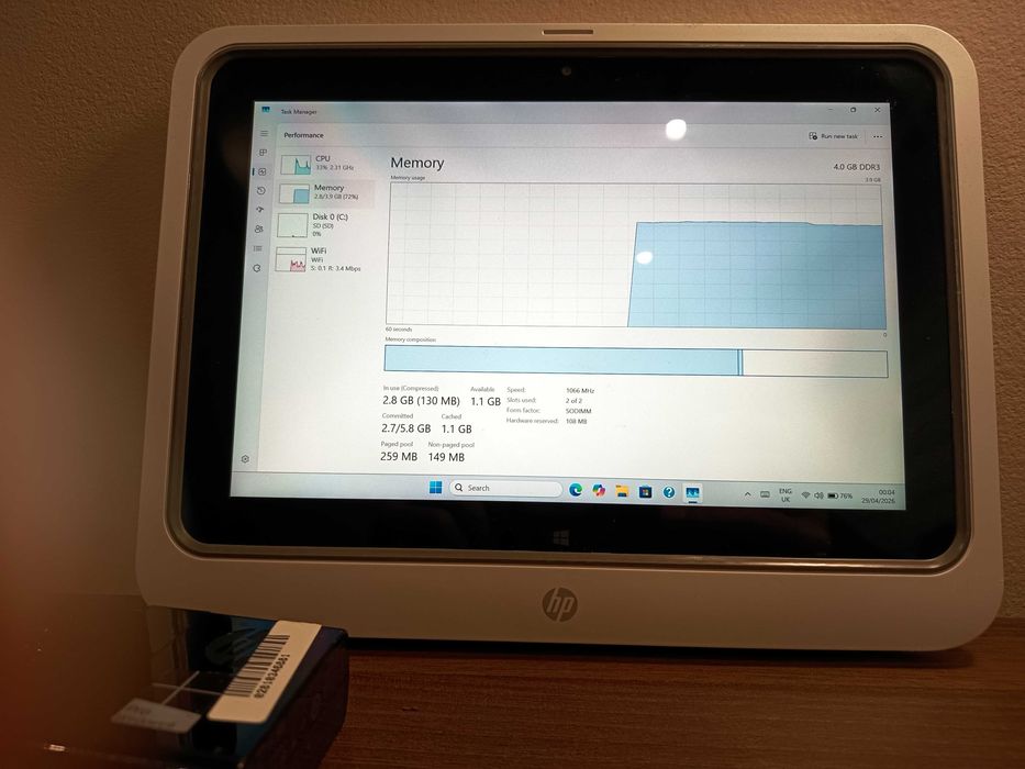 HP Elitepad 1000 Rugged tablet отличен