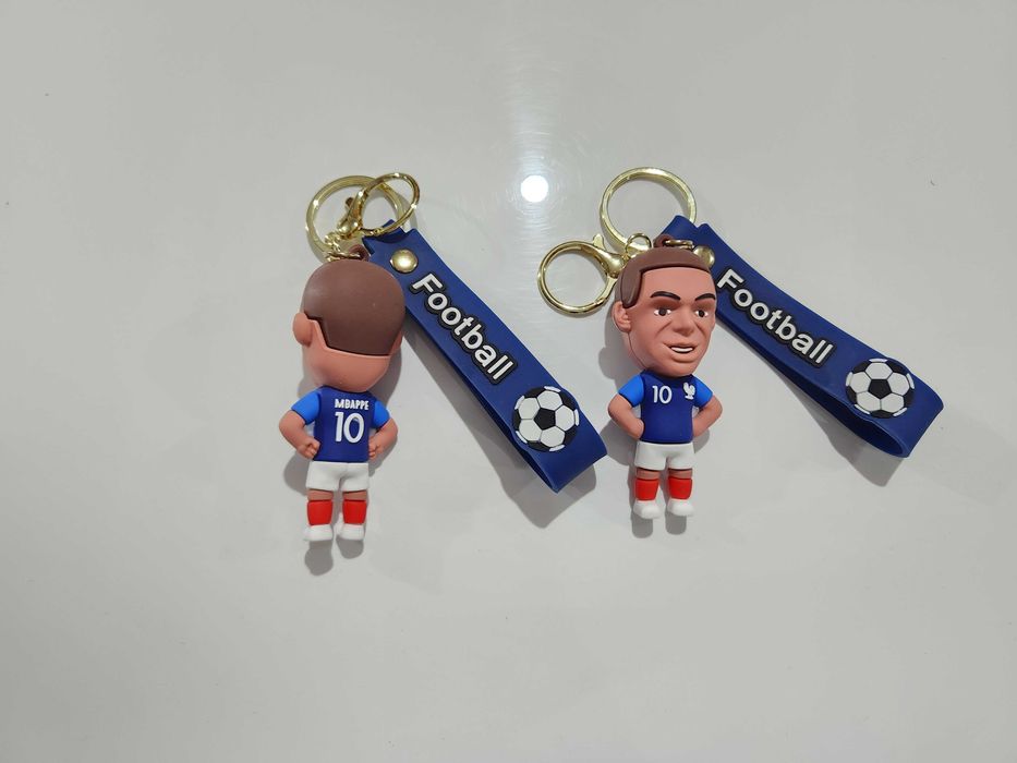 Футболни Ключодържатели Роналдо Меси Неймар Мбапе Фигурка с Ключ 12см