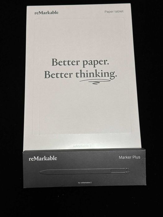 Tableta ePaper reMarkable 2 + marker reMarkable 2 Plus + husa (noi)