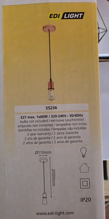 Висящ полюлей Edi Light