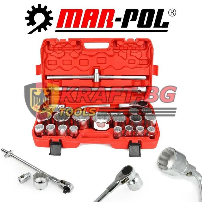 дванадесетостенно камионско гедоре  26 части 3/4″ И 1″ 21 – 65 ММ