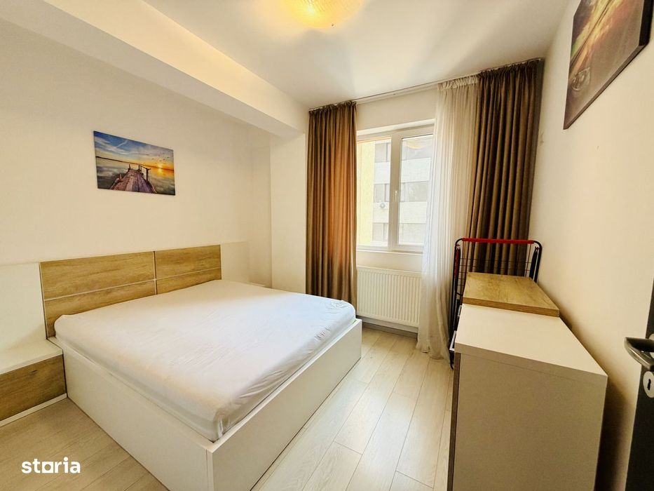 Apartament 2 camere mobilat si utilat complet Str Tineretului etaj int